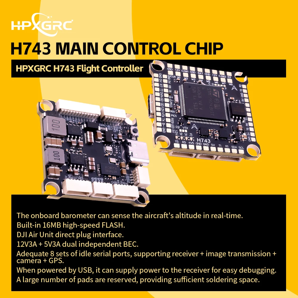 HPXGRC H743 Flugcontroller Dua – Betaflight Fc F7 Bewertung und Preis